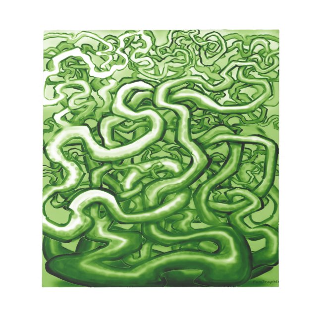 Vines GREEN Notepad (Front)