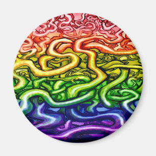 Vines LGBQT Rainbow Magnet