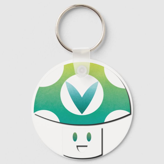 Vinesauce Mushroom Key Ring (Front)