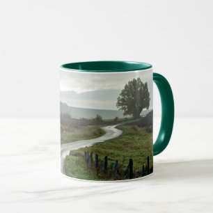 Vineyard at Lantignié of Rhône Department Mug