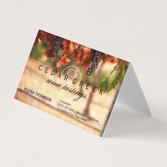 Vineyard Business Card (Front)