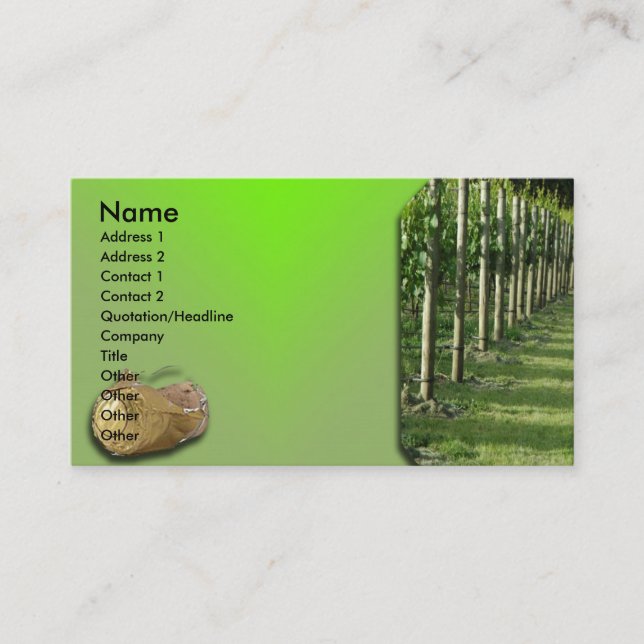 Vineyard Business Card (Front)