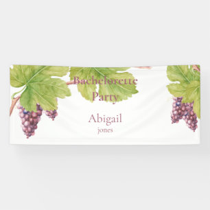Vineyard Destination Bachelorette Party Banner