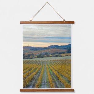Vineyard Grapevnes in Autumn Hanging Tapestry