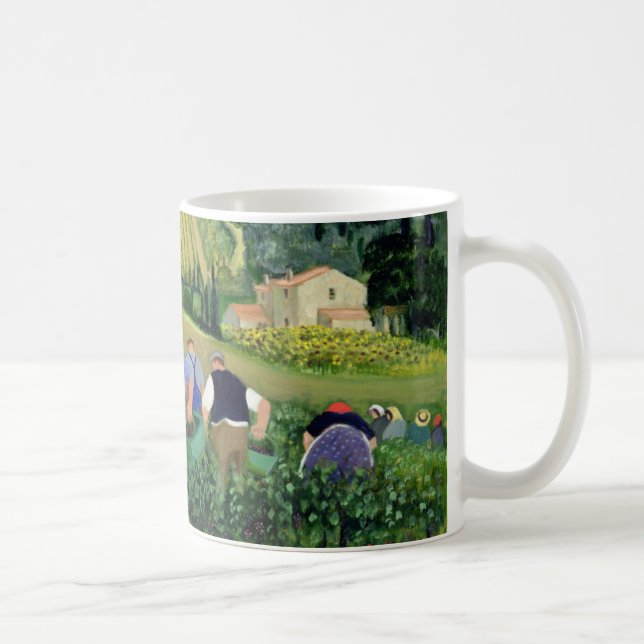 Vineyard Olives and Sunflowers Coffee Mug (Right)