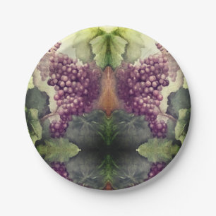 Vineyard Paper Plate