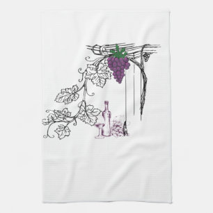 Vineyard  tea towel