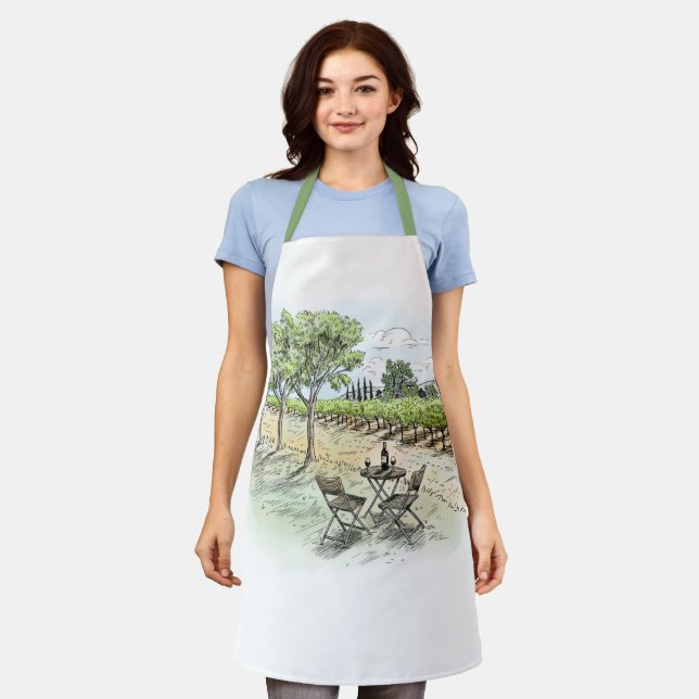 Vineyard View Apron (Worn)