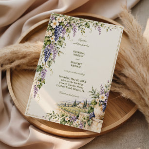 Vineyard Vines Beneath Lavender Skies Invitation
