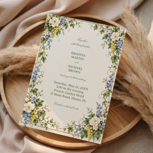 Vineyard Vines Meet Blue Blossoms Invitation