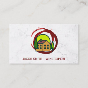 Vineyard Wine Tasting Wine Winery Sommelier Business Card