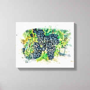 *~* Vineyard Winery Grape AR21 Wine Cellar Canvas Print