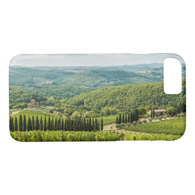 Vineyards landscapes in the morning in Chianti. Case-Mate iPhone Case (Back (Horizontal))