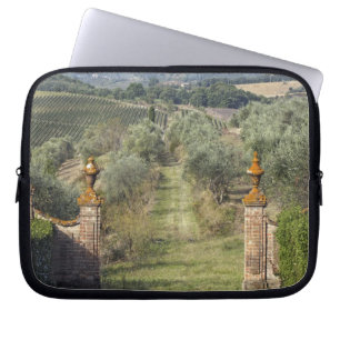 Vineyards, Tuscany, Italy Laptop Sleeve