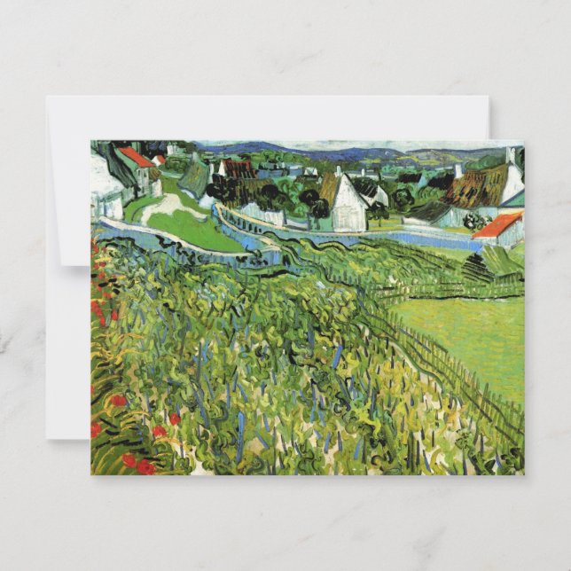 Vineyards with View of Auvers by Vincent van Gogh (Front)