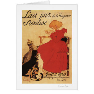 Vingeanne Milk Girl with Cats