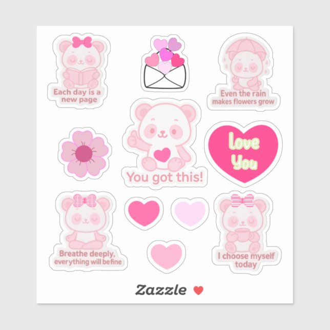 Vinilo Panda Sticker (Sheet)