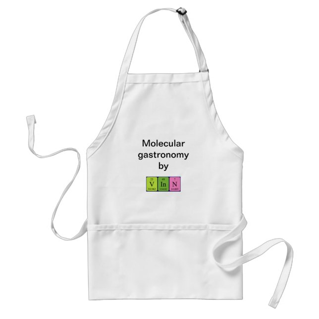 Vinn periodic table name apron (Front)