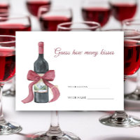 Vino before vows How many kisses bridal game