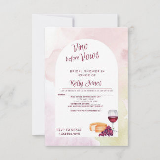 Vino Before Vows Response Card