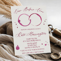 Vino Before Vows, Wine, Wine Stains, Bridal Shower