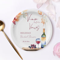 Vino before vows winery bridal shower printed