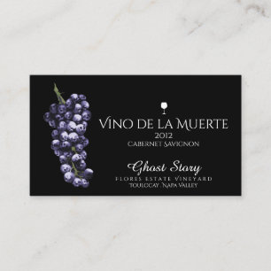 vino de la muerte business card