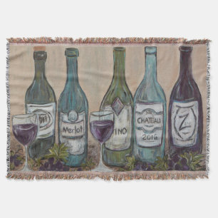 Vino Throw Blanket