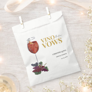 Vinow before vows WIne Tasting bridal shower Favour Bags