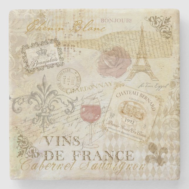 Vins de France II Coaster (Front)