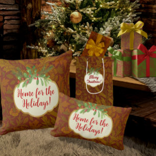 Vintag Classic William Morris Holiday Personalised Cushion