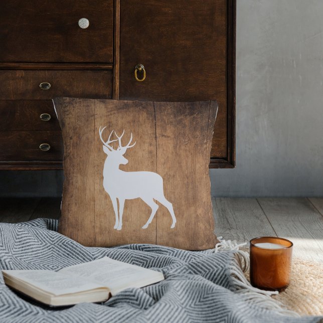 Vintaga Beauty Wood & Deer Cushion (Creator Uploaded)