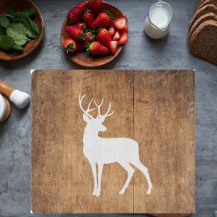 Vintaga Beauty Wood & Deer  Cutting Board