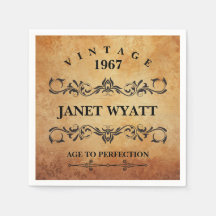 Vintage 00th Birthday Design