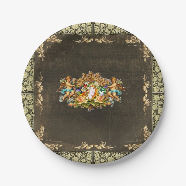 Vintage 114 paper plate (Front)