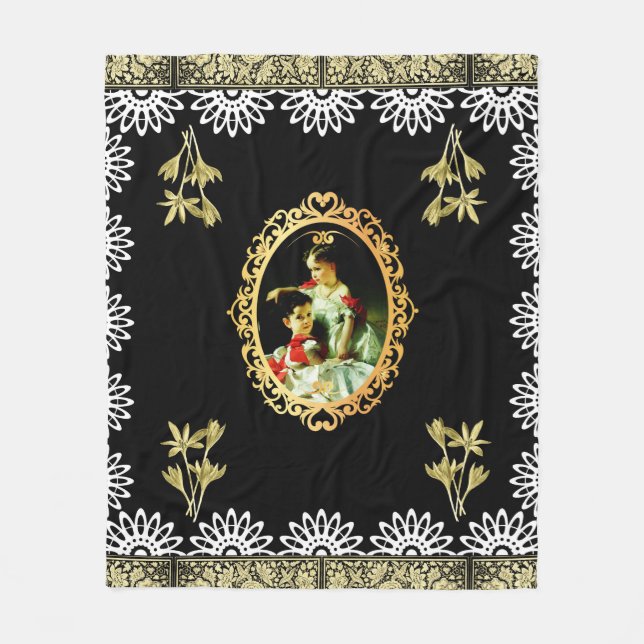 Vintage 115 fleece blanket (Front)