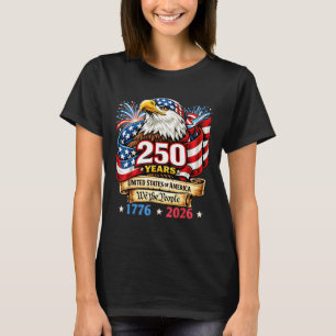 Vintage 1776-2026 americans 4th of july 250 years T-Shirt