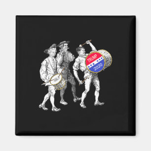 Vintage 1776 Style Fife And Drums Magnet