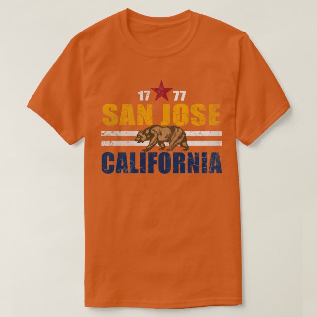 Vintage 1777 San Jose California T-Shirt (Design Front)