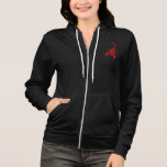Vintage 1800s Scorpion Illustration Red Scorpions Hoodie<br><div class="desc">Black Women's Fleece Raglan Zip Hoodie Sweatshirt - Customised Jackets Template Blank DIY Personalise with your own name, pattern, design, quote, monogram, photograph. Use our cool templates, artwork, photos, graphics, and illustrations, then add names, text, quotes, and monograms to create your own zippered sweatshirts. Click the "Customise it!" button to...</div>