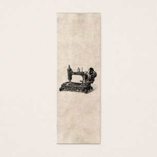 Vintage 1800s Sewing Machine Illustration