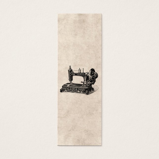Vintage 1800s Sewing Machine Illustration (Front)