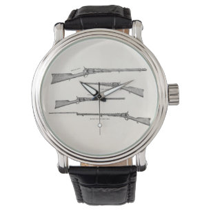 Vintage 1800s Shotgun Antique Shot Guns Old Rifles Watch