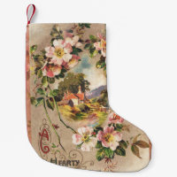 Vintage 1800s Victorian Birthday Floral Country