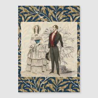 Vintage 1844 Victorian Wedding Illustration