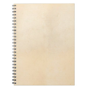 Vintage 1850 Parchment Paper Template Blank Spiral Notebook