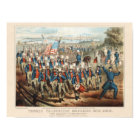 Vintage 1862 Yankee Volunteers Marching into Dixie