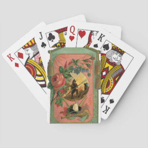 Vintage 1880's Fireman Firefighter Artwork Playing Cards
