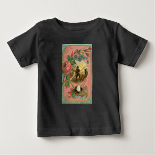 Vintage 1880's Fireman Firefighter Cover Baby T-Shirt