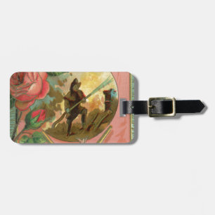 Vintage 1880's Fireman Firefighter Cover Luggage Tag